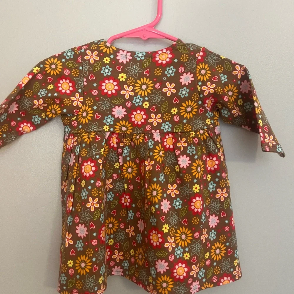 Zutano Ladybug Flower Dress NWT Size 0-6 months‎